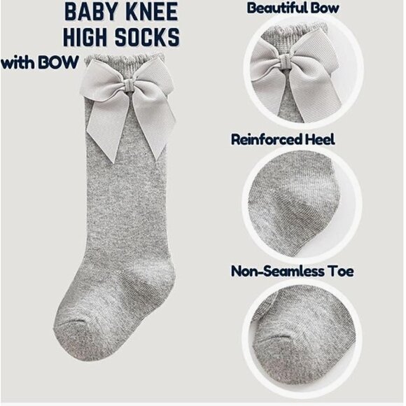 Bow Sock Bundle x5 Set A - Picture 5 of 7